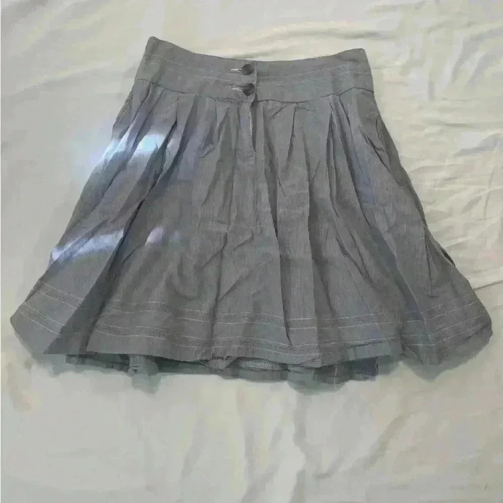 Old Navy Lined Women’s Size 0 Skater Skirt Blue White